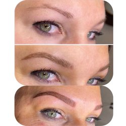 Arla J Beauty Lounge - My brow evolution! Natural to combo.