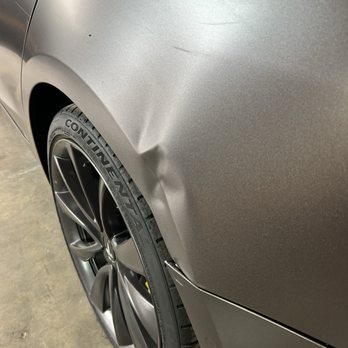 Kos Dent Removal - Nasty shopping cart dent - Body Shops Near Me