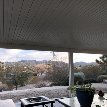 Valley Patios - View looking out my window-great patio! - Patio Coverings Near Me - Palm Desert, California Valley Patios - View looking out my window-great patio! - Patio Coverings Near Me - Palm Desert, California