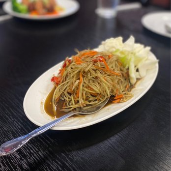 Thai Lao Restaurant - 34. Lao Style Papaya Salad - Thai Near Me - Hercules, California