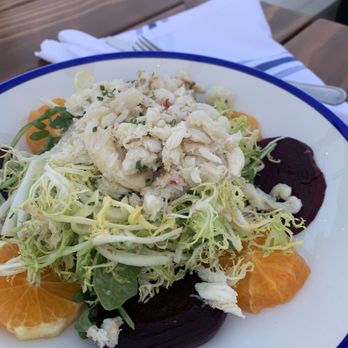 Sam's Anchor Cafe - Dungeness Crab & Beet Salad - Seafood Near Me - Tiburon, California Sam's Anchor Cafe - Dungeness Crab & Beet Salad - Seafood Near Me - Tiburon, California