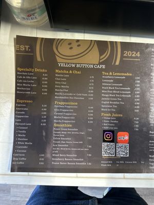 Menu photo 3 Yellow Button Cafe Los Angeles, CA
