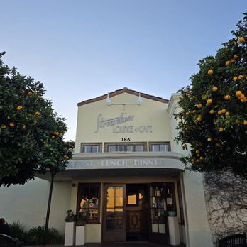 Streamliner Lounge - Entrance, gorgeous trees - Lounges Near Me - Orange, California