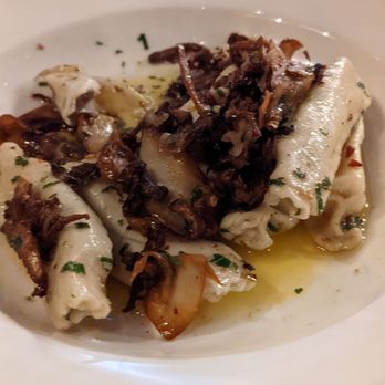 Bar La Grassa - Mushroom and Taleggio Agnolotti - stuffed mushroom mousse pasta. Really complex deep flavors to this dish and it was very rich. - Italian Near Me - Minneapolis, Minnesota Bar La Grassa - Mushroom and Taleggio Agnolotti - stuffed mushroom mousse pasta. Really complex deep flavors to this dish and it was very rich. - Italian Near Me - Minneapolis, Minnesota
