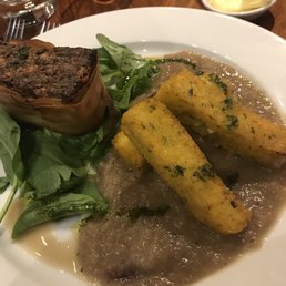 My goat cheese and mushroom strudel. My goat cheese and mushroom strudel.