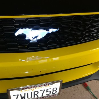 ModBargains - My Mustang front grill lighted Pony emblem installed by modbargains - Auto Parts & Supplies Near Me - La Habra, California