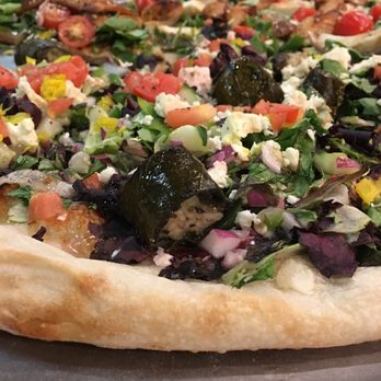 Village Trattoria - Greek salad pizza!!! - Italian Near Me - Summit, New Jersey