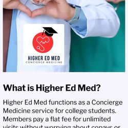 Higher Ed Med - Higher Ed Med - Membership-Based Concierge Medicine for college students in the Athens, GA area.