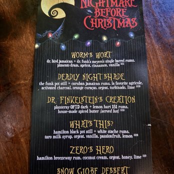 Dr. Funk - The Christmas season menu - Tiki Bars Near Me - San Jose, California Dr. Funk - The Christmas season menu - Tiki Bars Near Me - San Jose, California