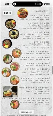 Menu photo 4 Sozai New York, NY Menu photo 4 Sozai New York, NY