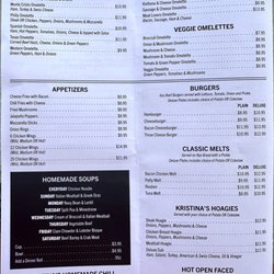 Kristina's Cafe - Menu (on 9/16/24)