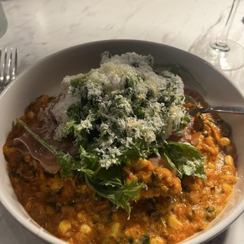 Holy Saints - Risotto dish with prosciutto. - New American Near Me - Pasadena, California Holy Saints - Risotto dish with prosciutto. - New American Near Me - Pasadena, California