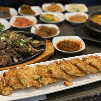 Soban - Seafood tofu pancake - Korean Near Me - Los Angeles, California Soban - Seafood tofu pancake - Korean Near Me - Los Angeles, California