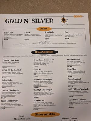 Menu photo 6 Gold 'N Silver Inn Reno, NV Menu photo 6 Gold 'N Silver Inn Reno, NV