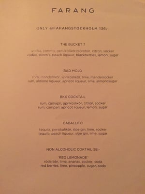 Menu photo 4 Farang Stockholm, AB Menu photo 4 Farang Stockholm, AB