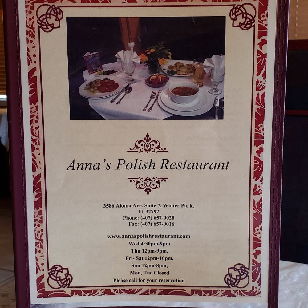 Anna's Polish Restaurant - Polish Near Me - Winter Park, Florida Anna's Polish Restaurant - Polish Near Me - Winter Park, Florida