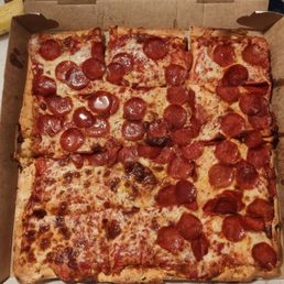 I asked for two of the slices to be plain. Perfect