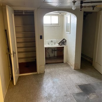 Decorative Metal Finishing - Basement bathroom with old sink and fixtures before restoration and renovation - Powder Coating Near Me - Oceanside, California Decorative Metal Finishing - Basement bathroom with old sink and fixtures before restoration and renovation - Powder Coating Near Me - Oceanside, California