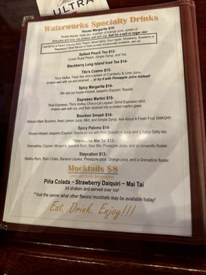 Menu photo 6 Waterworks Restaurant & Pub Rockland, ME Menu photo 6 Waterworks Restaurant & Pub Rockland, ME