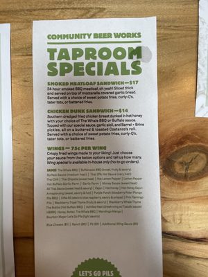 Menu photo 1 Community Beer Works Buffalo, NY Menu photo 1 Community Beer Works Buffalo, NY