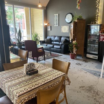 Jitters - Cute sitting area... social distancing friendly - Cafes Near Me - Sioux City, Iowa Jitters - Cute sitting area... social distancing friendly - Cafes Near Me - Sioux City, Iowa