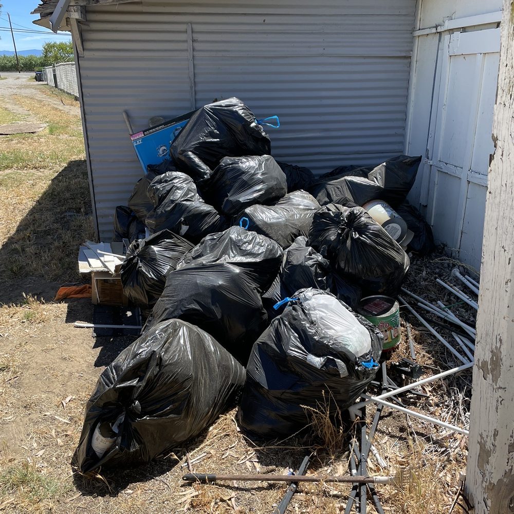 Dump Runs Hauling - Front view of Trash - Junk Removal & Hauling Near Me