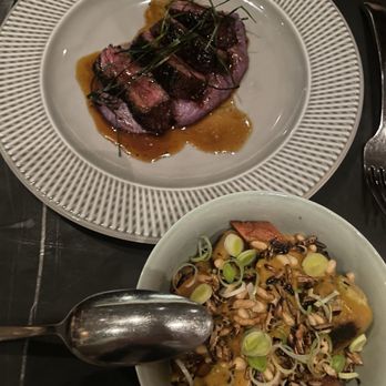 Justine’s on Hudson - Hanger steak and rainbow carrots - Wine Bars Near Me - New York, New York Justine’s on Hudson - Hanger steak and rainbow carrots - Wine Bars Near Me - New York, New York