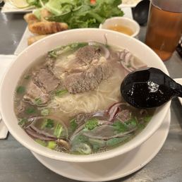 Pho with brisket, tripe and tendon Pho with brisket, tripe and tendon
