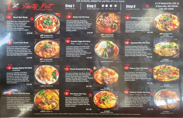 Menu photo 7 Tasty Pot D'Iberville, MS