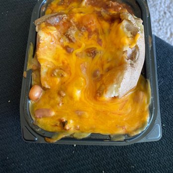 Wendy's - a casserole dish with a baked potato - Burgers Near Me - Manor, Texas