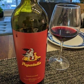 Pupatella - House Sangiovese wine--half on bottles on Thursdays! - Pizza Near Me - Leesburg, Virginia