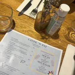 Cook'n Saj - Menu