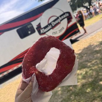 Klassic Doughnuts - Raspberry Doughnut - Food Trucks Near Me