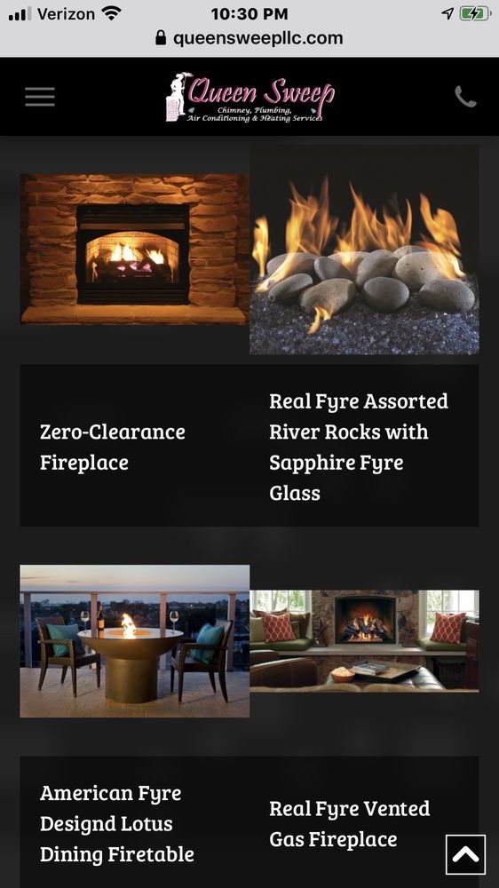 Slide of Queen Sweep Chimney Plumbing & Heating