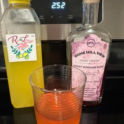 Bone Hill View - Ry's lemonade paired blackberry sorghum shine