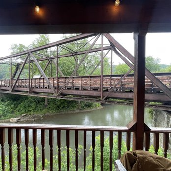 Juniper’s Restaurant - Bike trail bridge over the Root River. - Burgers Near Me - Lanesboro, Minnesota
