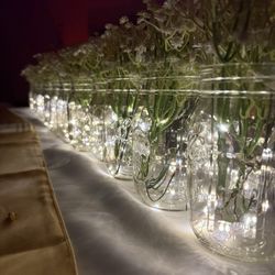 Pedro Point Firehouse - Centerpieces being put away