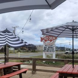 Outside seating. Not terrible, but the inside is much nicer Outside seating. Not terrible, but the inside is much nicer