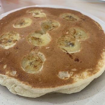 Golden Oak Pancake House - Pancake Combo with 2 Fresh Banana Pancakes. - Pancakes Near Me - St Louis, Missouri Golden Oak Pancake House - Pancake Combo with 2 Fresh Banana Pancakes. - Pancakes Near Me - St Louis, Missouri
