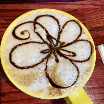 Rex's Cafe - Vanilla latte made with almond milk. - Breakfast & Brunch Near Me - San Pedro, California Rex's Cafe - Vanilla latte made with almond milk. - Breakfast & Brunch Near Me - San Pedro, California
