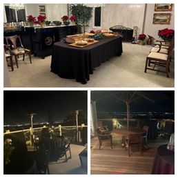 a table set up for a party a table set up for a party