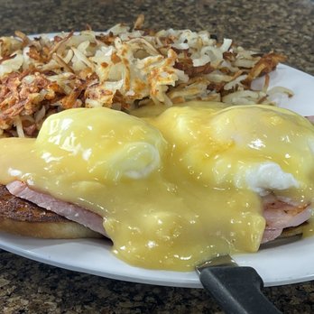 Vik's Diner - #8. Eggs Benedict with Hash Browns - Diners Near Me - Fraser, Michigan Vik's Diner - #8. Eggs Benedict with Hash Browns - Diners Near Me - Fraser, Michigan