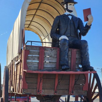 Railsplitter Covered Wagon - Landmarks & Historical Buildings Near Me - Lincoln, Illinois Railsplitter Covered Wagon - Landmarks & Historical Buildings Near Me - Lincoln, Illinois