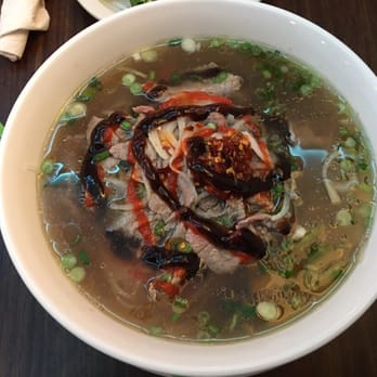 Hong Yen - Phó Tai. I added my sauces already before I remembered to take the photo. - Vietnamese Near Me - Springfield, Missouri