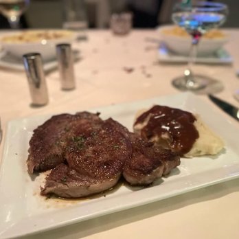 Table 13 - Ribeye and garlic mashed potatoes! - American Near Me - Addison, Texas Table 13 - Ribeye and garlic mashed potatoes! - American Near Me - Addison, Texas