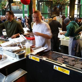 Furness Fish Poultry & Game - Burger wiz at work - Seafood Markets Near Me - London, XGL