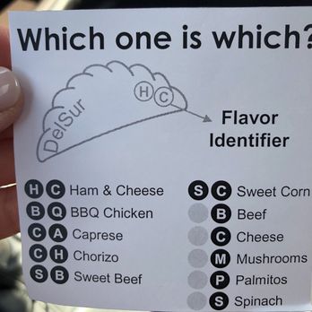 DelSur Empanadas - Easy coding system - Food Trucks Near Me - Minnetonka, Minnesota