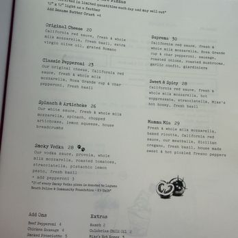 Truly Pizza - Menu - Pizza Near Me - Laguna Beach, California