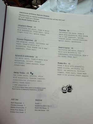 Menu photo 5 Truly Pizza Laguna Beach, CA