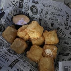Boulder Tap House - Cheese curds with wrong cheese mix (nor are they curds)